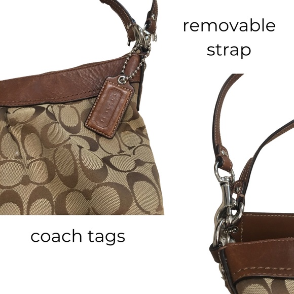 Signature Factory Coach Crossbody Purse - Picture 3 of 4